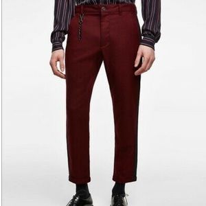 Zara Man Cropped Loose Fit Jeans